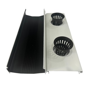 Système de culture hydroponique NFT commercial pour serres agricoles, culture de laitues, herbes et légumes en agriculture sans sol - Product Image 1