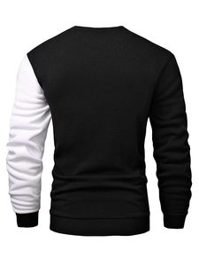 Sudadera de Cuello Redondo para Hombre, Personalizada, Talla 6XL, con Estampado en Relieve, 100% Poliéster, para Otoño, Precio al por Mayor - Product Image 2