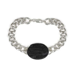 สร้อยข้อมือคริสตัลอัญมณีรูปไข่สำหรับผู้ชายและเด็กชาย - Product Image 4