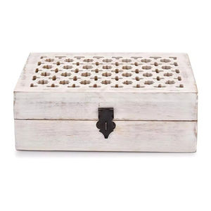 Caja de almacenamiento de joyería de diseñador de calidad superior diseño clásico decoración del hogar aspecto elegante vajilla caja de madera Venta caliente - Product Image 1