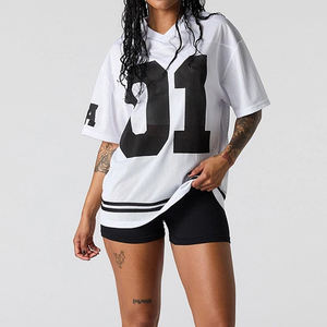 เสื้อเจอร์ซีย์พิมพ์ลายตามสั่งพิมพ์ลายเสื้อเบสบอลฮ็อกกี้ฟุตบอลแบบอินเทรนด์เสื้อเจอร์ซีย์ปักตาข่ายเสื้อทีมชาติแฟนบอล - Product Image 6