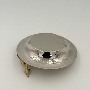 Nouveauté Bol en acier inoxydable avec statue d'escargot en laiton Assiette ronde Miroir poli Design classique pour la maison Restaurant & Cadeaux - Product Image 6