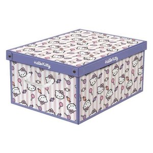 Cajas para Ropa Ahorradoras de Espacio HELLO KITTY Lilac 660 HK2 (50x39x24cm) - Product Image 1