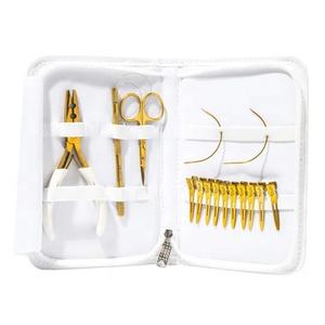 Cheveux | Kit d'outils d'extension de cheveux de trame or - Product Image 1