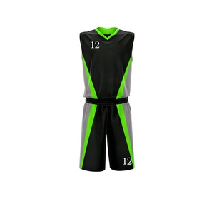Ensemble de basket-ball personnalisé très vendu, uniforme respirant pour hommes, prix de gros, imprimé grande taille - Product Image 2