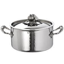 Modern Poise Deep Pot Casserole Elegant Hammer Touch avec couvercle-Fabriqué en métal durable - Product Image 3