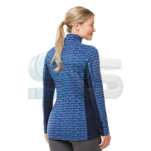 Nuevo diseño de camisa de entrenamiento de manga larga de capa base Ecuestre para mujer, ropa de montar con media cremallera, fábrica de Jodhpur & Breeches - Product Image 3