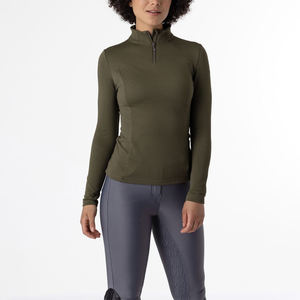 Haut Vêtements équestres techniques de haute qualité Conception personnalisée Chemise équestre à manches longues pour équitation Haut de couche de base - Product Image 4