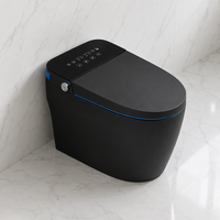 Toilette intelligente populaire avec couvercle automatique et chauffage instantané pour salle de bain moderne