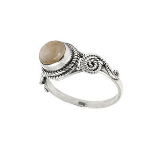 Anillo de Plata de Ley 925 hecho a mano, piedra preciosa de cuarzo rosa natural, uso diario, anillo de estilo informal de compromiso, precio al por mayor - Product Image 2