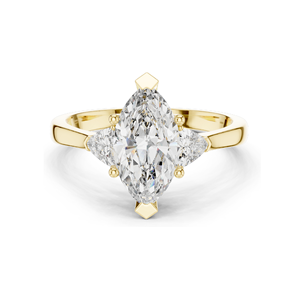 Anillo de Diamantes CVD de Laboratorio de 1.3 CT, VVS-VS EF, para Mujer, Elegante, en Oro de 18K, 14K, 10K y Plata 925, Oro Rosa, Amarillo y Blanco - Product Image 3