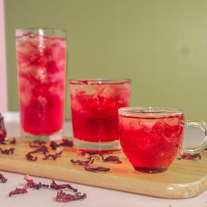 Fleurs d'hibiscus séchées biologiques naturelles de qualité supérieure, pétales de roselle rouges entiers pour tisane, vente en gros en vrac - Product Image 6