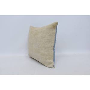 Beige Ikat <b>Patchwork</b> Wool Pillow 18x18 Inch Luxury Rustic Design Woven Floral Vintage Leaves Portable <b>Bedding</b> for Fall Halloween - Product Image 4