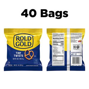 Rold Gold Pretzels, Tiny Twists, 1oz <b>Bags</b> (40 Pack) - Product Image 3