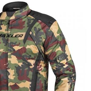 Chaqueta de moto textil corta ligera con tiras reflectantes Equipo protector de turismo callejero de verano para montar equipo blindado - Product Image 5