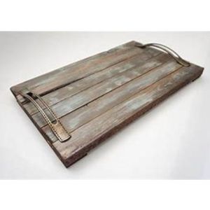 Ensemble de trois plateaux de service carrés en bois personnalisés pour la présentation de plats à café à usage domestique Fournitures manufacturées - Product Image 5