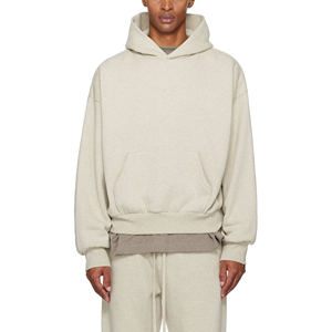 Sweat à capuche surdimensionné en polaire épaisse d'hiver 100% coton de haute qualité avec poche Logo personnalisé unisexe grande taille sweats à capuche pour hommes - Product Image 2