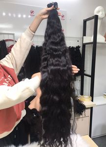 ผมหยักธรรมชาติเวียดนามดิบที่ยังไม่ได้ 40 นิ้วคุณภาพดีที่สุด | ต่อผมผ้ามนุษย์ดิบจัดแนวหนังกําพร้า - Product Image 4