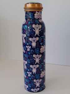 Bouteille en cuivre imprimée de conception unique classique de qualité supérieure pour les verres de scolarisation de camping de voyage - Product Image 2