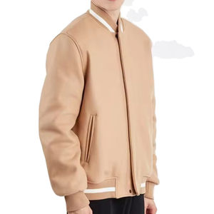 Veste universitaire de qualité supérieure, respirante, en molleton French Terry, best-seller, veste universitaire unisexe personnalisée, faible MOQ, veste de baseball - Product Image 4