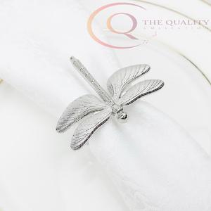 Ensemble d'anneaux de serviette en aluminium décoratifs pour la table à manger de mariage, style luxueux, écologique, de haute qualité - Product Image 2