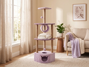 Amistar Cat Oasis – Griffoir tunnel de luxe pour chat, aire de jeux multifonctionnelle pour toutes les races et tailles - Product Image 3