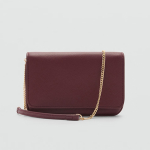 Bolso cruzado clásico para mujer con cierre a presión y cadena elegante Bolso cruzado elegante para mujer - Product Image 1