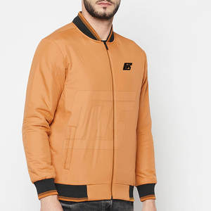 Chaqueta Bomber de moda para hombres con patrón acolchado y puños acanalados perfectos para chaqueta de invierno informal de estilo callejero de invierno - Product Image 2