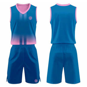 Tenue de basket-ball respirante et à séchage rapide, de haute qualité, vêtements de sport, uniforme de basket-ball en différentes couleurs et designs - Product Image 1