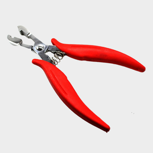 Juego de herramientas para rebordear extensiones de pelo de acero inoxidable, juego de Alicates con logotipo personalizado, precios al por mayor de alta calidad - Product Image 5