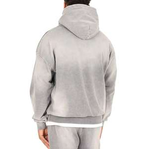 Sudadera con capucha ligera personalizada de alta calidad para hombre Sun Faded Nuevo diseño Logotipo personalizado ODM OEM Sudadera con capucha para hombre al por mayor para hombre - Product Image 3