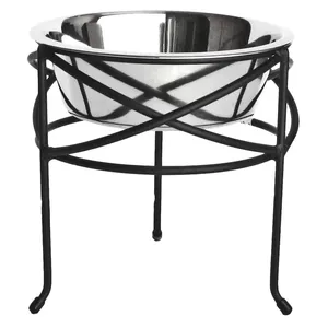 New Customized Stand Design Stainless-Steel Bowls for <b>Dogs</b> Raised Pet <b>Food</b> Bowls Feeders for <b>Dog</b> and Cat <b>Food</b> & Water Pet Bowl - Product Image 2