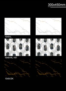 30x45กระเบื้องเซรามิคกระเบื้องผนังสำหรับห้องครัวใช้พื้นผิวมันวาวและกระเบื้องผนังเซรามิกคุณภาพดีจากอินเดีย - Product Image 4