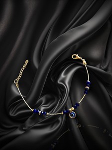 Bracelet en acier inoxydable plaqué imitation perle et zircon DAFNI BIG PAZAR - Cadeau tendance - Product Image 2
