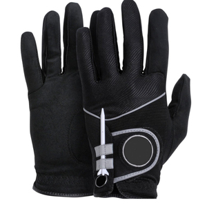 Gants de golf en cuir véritable de couleurs personnalisées pour hommes, droitiers et gauchers, avec logo personnalisé, antidérapants, respirants, à doigts entiers - Product Image 2