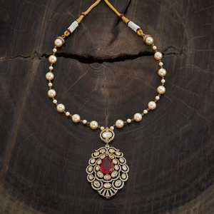173033สร้อยคอ Kundan สำหรับสะสมทางวัฒนธรรม - Product Image 4