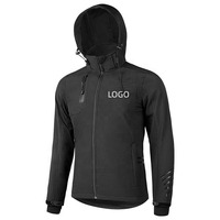 Veste Softshell Personnalisée de Qualité Exceptionnelle Entièrement Thermocollée Respirante avec Fermeture Éclair Imperméable en Cordura pour Sport, Course et Activités de Plein Air