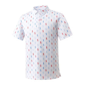 Polo de Golf de Poliéster de Manga Corta para Hombre, Deportivo, Antiarrugas, Sublimado, de Secado Rápido - Product Image 1