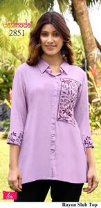 Casual Wear Comfortable <b>Knit</b> Fabric Short Round Neck <b>Tunic</b> Soft And Stretchy Daily Use Set Wholesale Price Global Delivery - Product Image 6