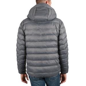 Chaqueta de Invierno Acolchada para Hombre, Estilo Urbano, Color Blanco, con Logotipo Personalizado, Gruesa, Cálida, con Cierre, Talla Grande - Product Image 2