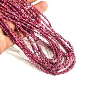 Natural <b>Pink</b> Diamond Beads 2-3.5mm Conflict Free Raw Nugget Diamond Uncut Straight <b>Drill</b> Beads for Jewelry Making in Bulk Price - Product Image 1