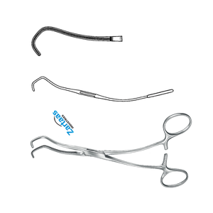 Fórceps de vasos sanguíneos Derra de acero inoxidable de alta calidad, fabricante de instrumentos de Neurocirugía rectos de 18cm / 7" - Product Image 4