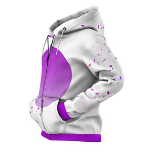 Calidad superior transpirable peso pesado impreso básicos algodón mezclado sublimación granate Streetwear OEM Logo sudaderas con capucha - Product Image 5