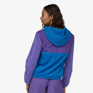 Chaqueta Médica con Capucha y Cremallera para Mujer, Diseño Color Block, Mezcla de Algodón y Felpa Vaquera - Product Image 2