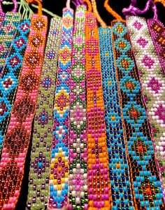 Bracelet Bohème d'été Miyuki fait main, motif cœur, perles de rocaille tissées, bracelet pour femmes, perles de pierre - Product Image 3