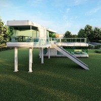 Maisons d'hôtel préfabriquées chinoises modernes, écologiques, mobiles modernes et intelligentes, Etong modulaires Space Pods, familiales