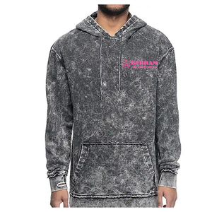 Transpirable invierno llegada hombres rosa suave polar ácido lavado pulóver sudaderas con capucha y Boxy Fit pulóver sudaderas con capucha para hombres - Product Image 1