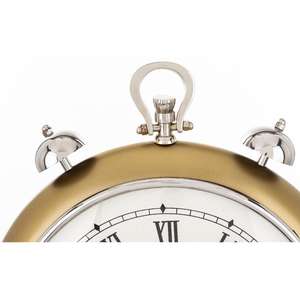 Luxury Gold <b>Clock</b> With Footed Base Wholesale Desk <b>Clocks</b> Promotional Business Gift Ideas Decorative Alarm <b>Clock</b> <b>Bedside</b> Tabletop - Product Image 2