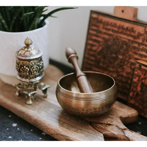 Cuencos Tibetanos de Acero Inoxidable Pulido para Terapia de Sonido de Chakras, Tono Suave, Hechos a Mano, para Meditación, Yoga y Sanación - Product Image 2