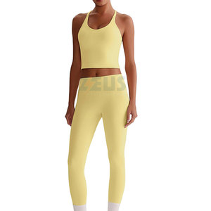 Conjunto de yoga de 2 piezas para mujer, más vendido, de alta calidad, último estilo, al por mayor, para adultos - Product Image 1